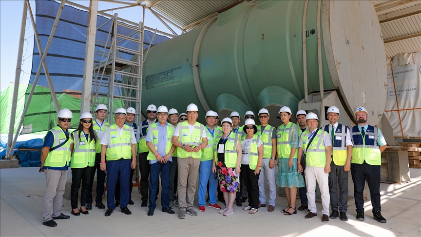 Делегация Казахстана посетила площадку АЭС «Аккую» 