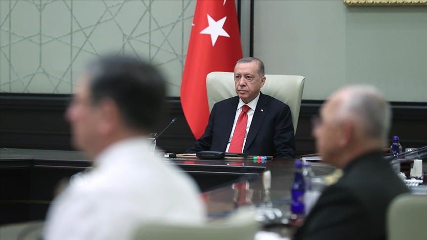 Yüksek Askeri Şura toplantısı Cumhurbaşkanı Erdoğan başkanlığında yapıldı