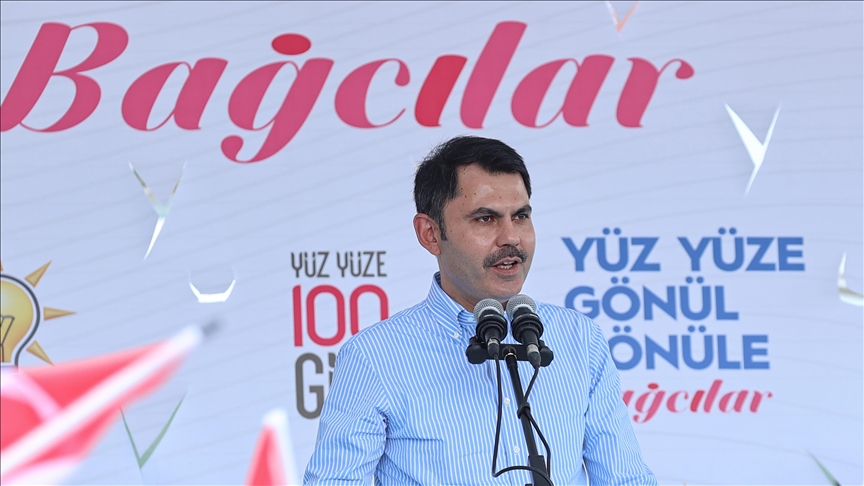 Bakan Kurum: Her İstanbulluya en az 1 metrekare yeşil alan demiştik. Bugün bu hedefin çok üzerindeyiz