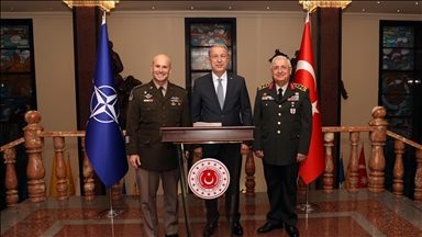 Turkish defense chief receives NATO Supreme Allied Commander Europe
