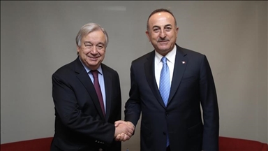 Turkish foreign minister, UN chief discuss Ukraine grain deal developments