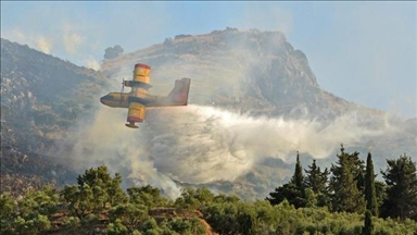 NATO provides air support to help Greece fight forest fires