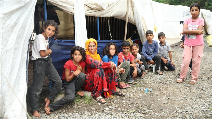 Ordu'da mevsimlik tarım işçileri fındık hasadını bekliyor