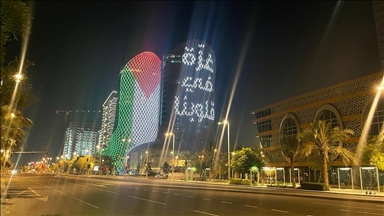 "غزة في قلوبنا".. أبراج في قطر تتضامن مع الشعب الفلسطيني