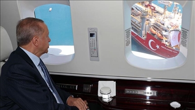 Turkiye: Erdogan obišao brod za sondažna bušenja ”Abulhamid Han“