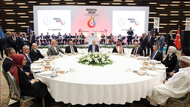 Cumhurbaşkanı Erdoğan 5. İslami Dayanışma Oyunları'na katılan devlet ve hükümet başkanları onuruna yemek verdi