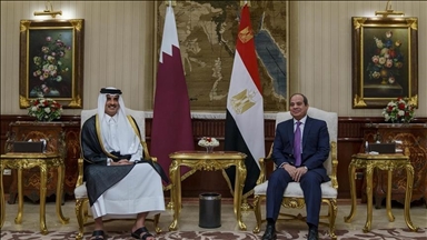 L'émir du Qatar discute avec al-Sissi des relations bilatérales et de la situation à Gaza
