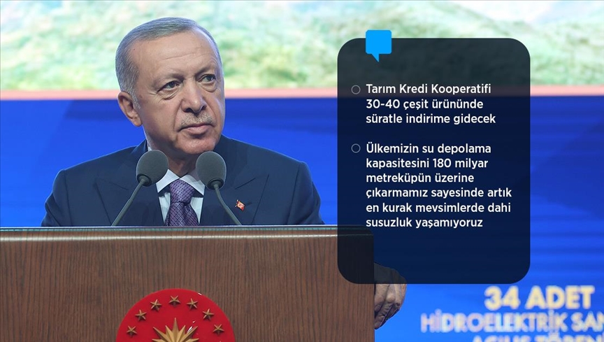 Cumhurbaşkanı Erdoğan: Büyükbaş hayvanlarda yüzde 30-35 gibi bir indirimle satışa başlayacağız