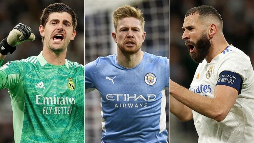 Benzema, Courtois and De Bruyne nominated for UEFA Men's Player of