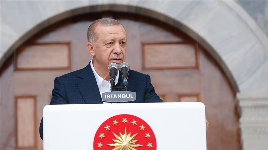 Эрдоган открыл после реставрации историческую мечеть в Стамбуле