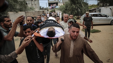 غزة.. تشييع شاب قضى متأثراً بإصابته في التصعيد الإسرائيلي الأخير
