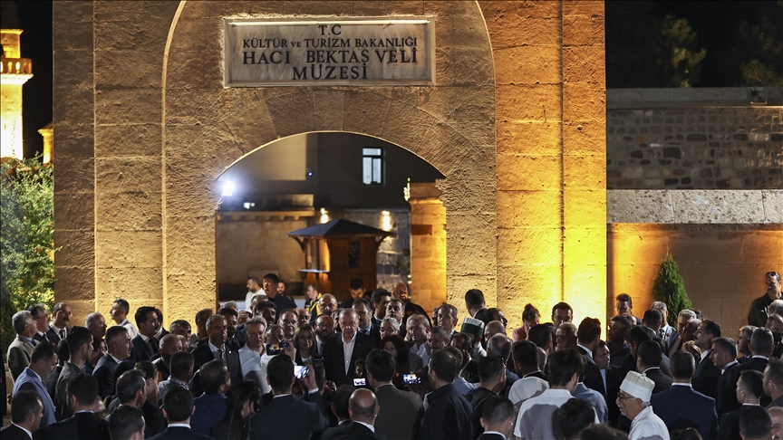 Türkiye : Erdogan participe à la cérémonie de commémoration du mystique "Hacı Bektaş Veli"