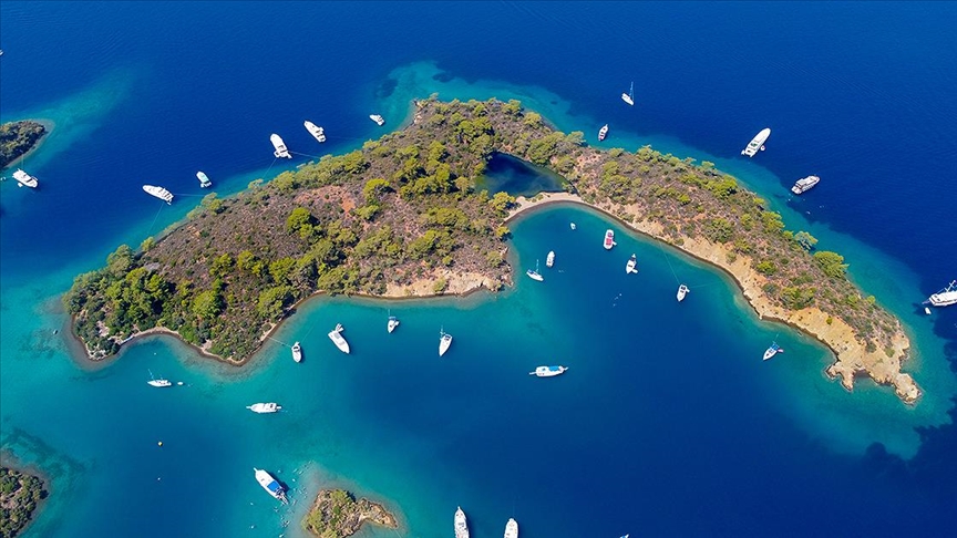 Mavi turun adresi Göcek, yabancı turistlerle hareketlendi