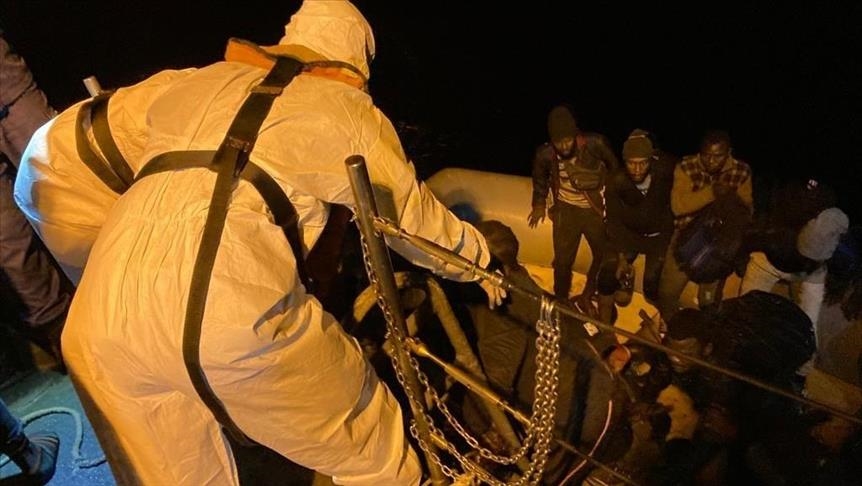 گارد ساحلی ترکیه 53 مهاجر را در موغلا از خطر مرگ نجات داد