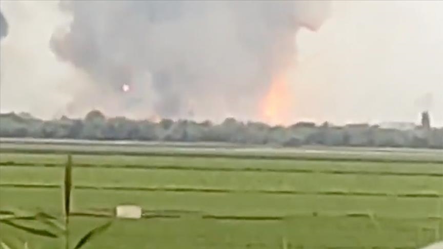 La Russie annonce l'explosion d'un dépôt de munitions en Crimée