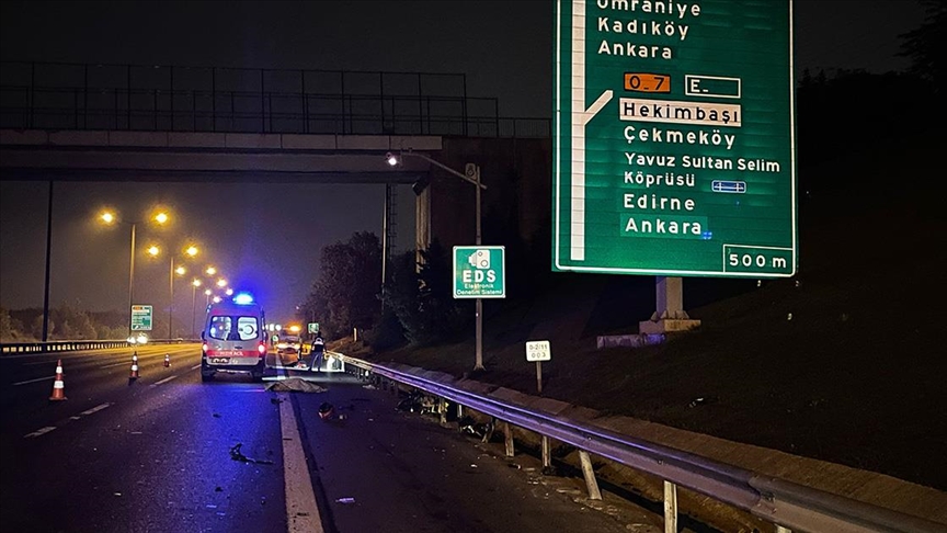 TEM Otoyolu'ndaki trafik kazasında 2 kişi öldü