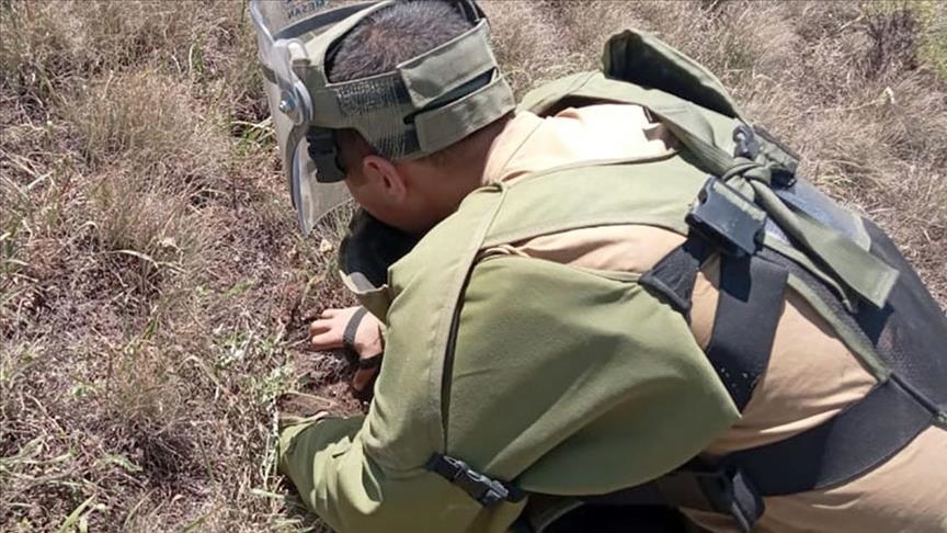 В Азербайджане обнаружено минное поле, оставленное армянскими незаконными формированиями