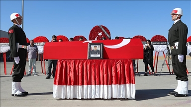 Şehit Uzman Çavuş Uğurcan Cirnooğlu'nun naaşı memleketi Kilis'e uğurlandı