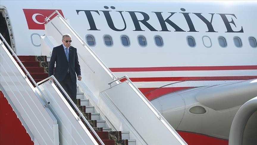 Le Président Erdogan arrive en Ukraine