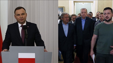 Turkish president thanks Poland's Duda for Ukraine journey