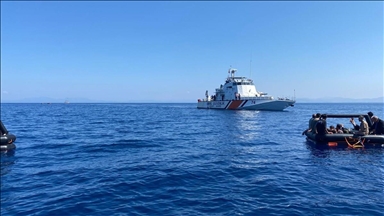 گارد ساحلی ترکیه 123 مهاجر را از خطر غرق شدن نجات داد