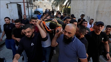 تشييع جثمان فلسطيني قتله الجيش الإسرائيلي شمالي الضفة