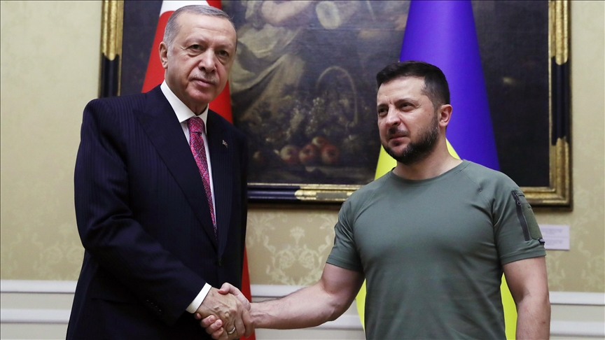 Ukrainian president appreciates Turkish counterpart for supporting territorial integrity