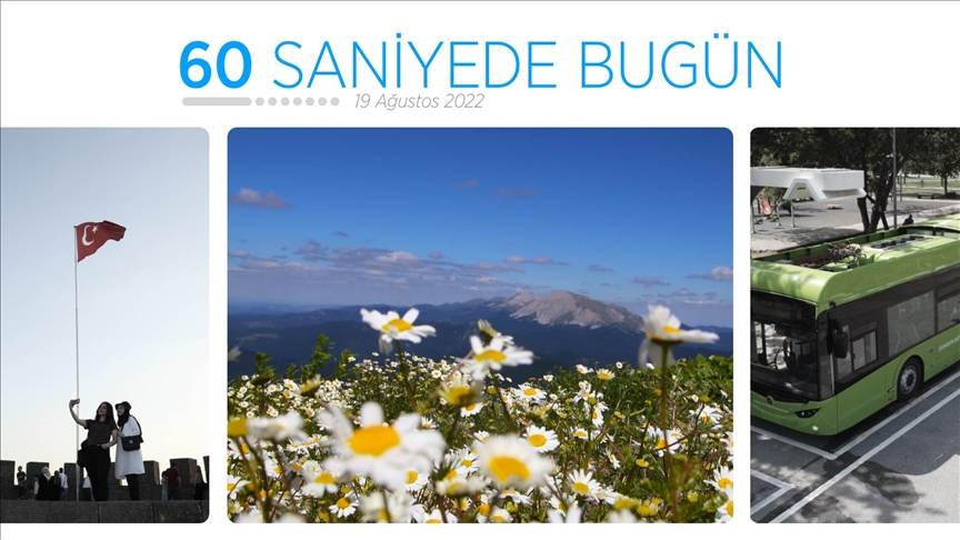 60 saniyede bugün (19 Ağustos 2022)