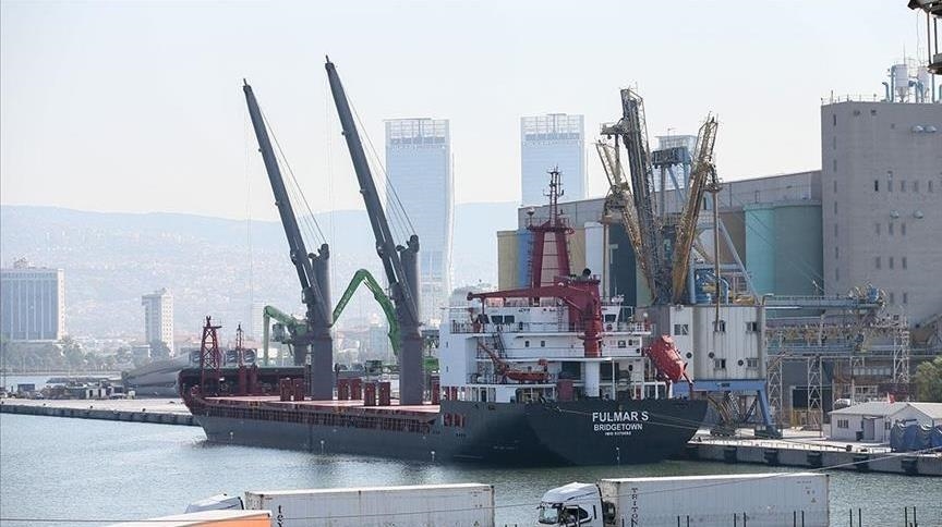 Kapal berisi lebih dari 11.700 ton jagung Ukraina berlabuh di Türkiye