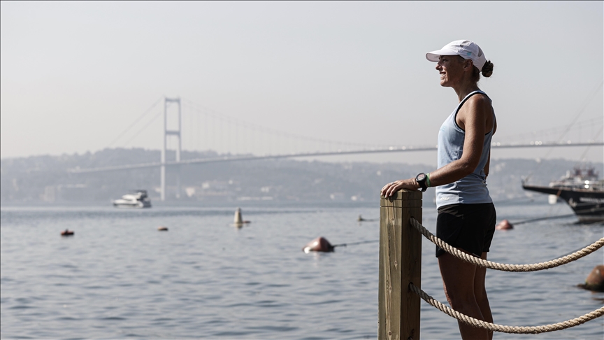 Australian activist runs 78th marathon in Istanbul to bring awareness to global water crisis