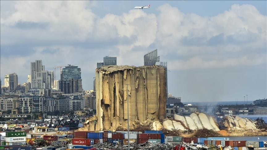 Another section of Beirut port silos collapses