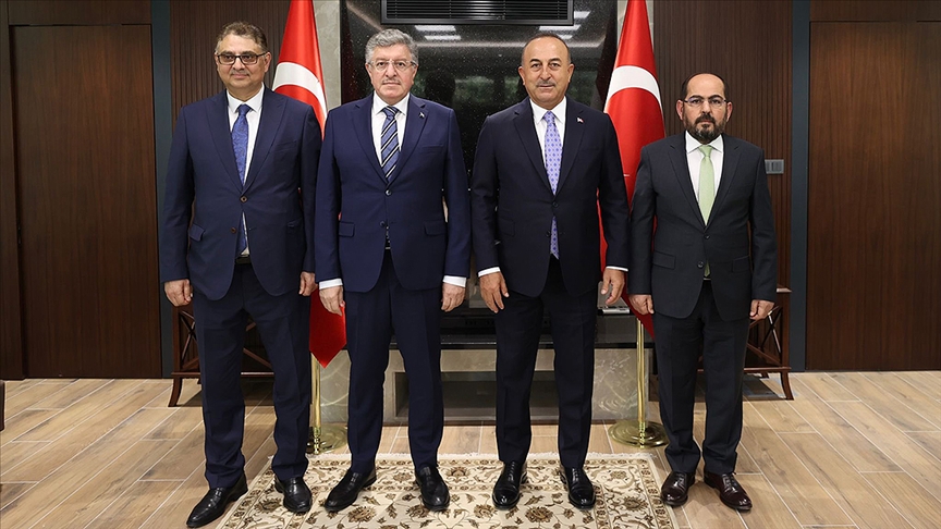 Bakan Çavuşoğlu, Suriye muhalefet liderleriyle görüştü