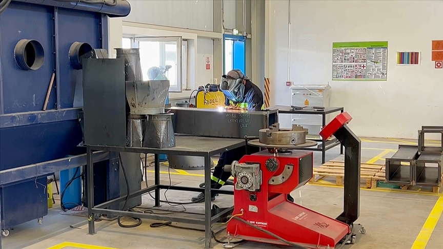 Akkuyu NGS inşa sahasında hava kanalları üretimine başlandı