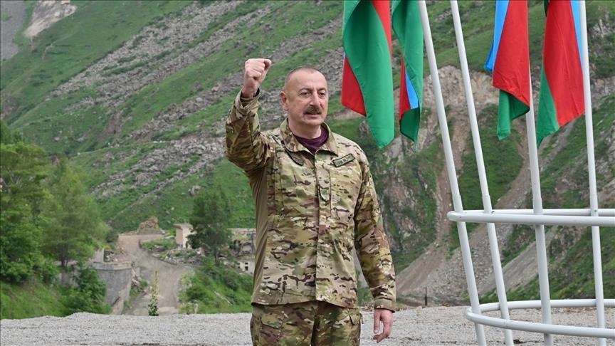 Azerbaijani troops stationed in Lachin city of Karabakh: President