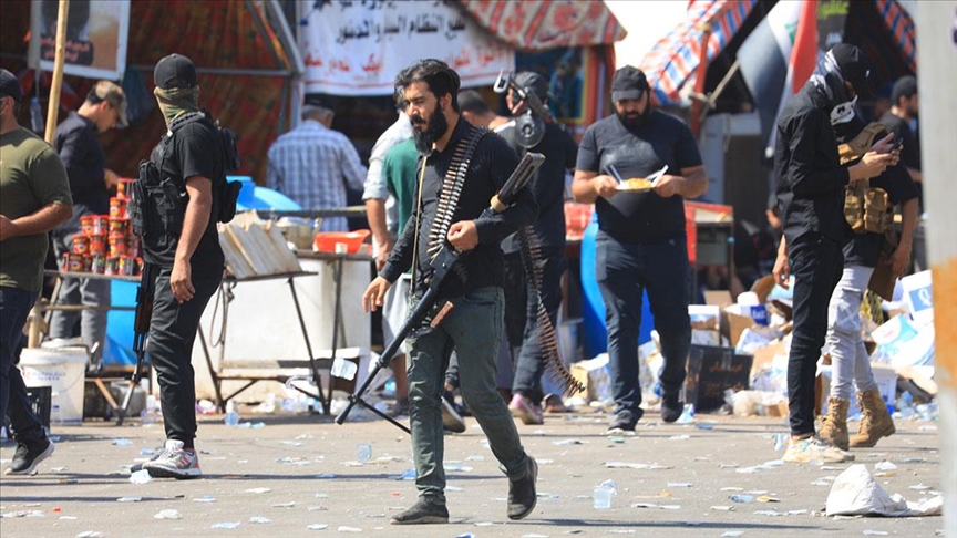 Bağdat Yeşil Bölge’de çatışmalar sürüyor