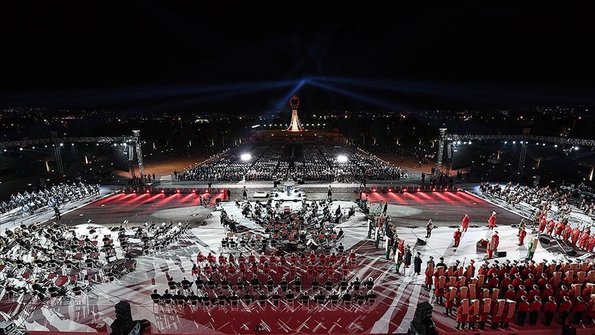 Centenary of Türkiye's Victory Day marked at presidential complex