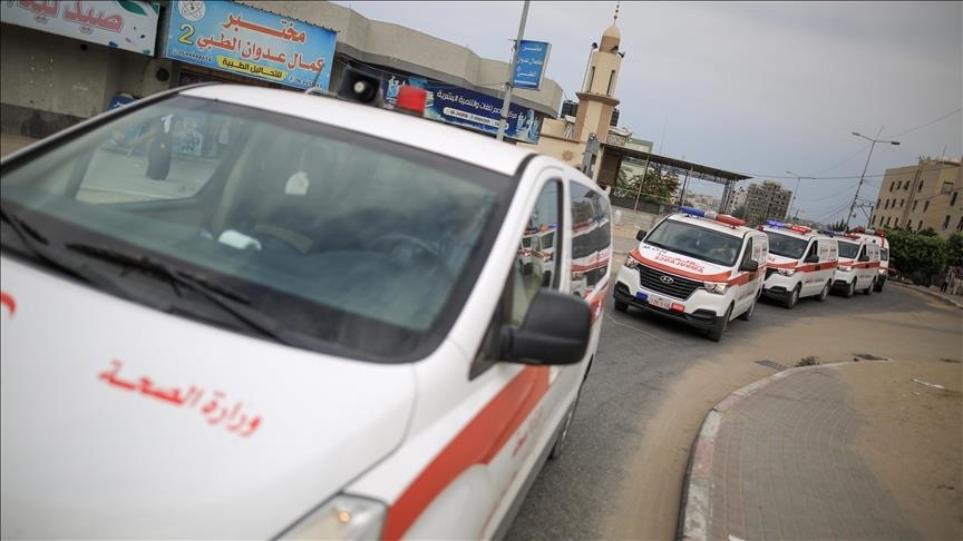 Palestine : rassemblement d'ambulanciers pour revendiquer le sauvetage des patients de Gaza