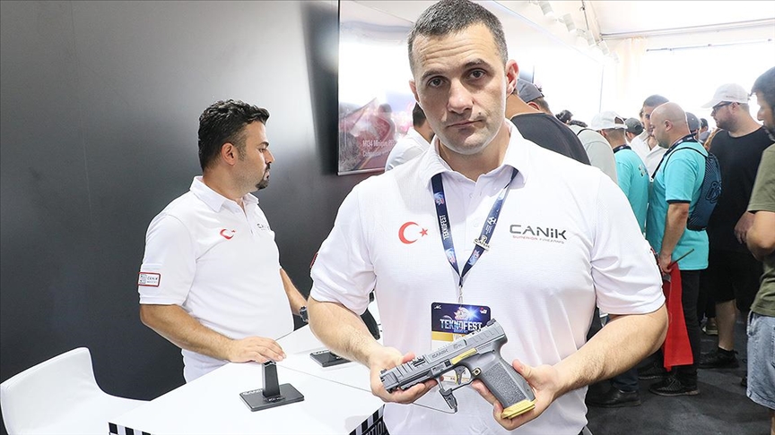 ABD'de yılın tabancası ödülünü kazanan CANiK, ürünlerini TEKNOFEST KARADENİZ'de sergiliyor