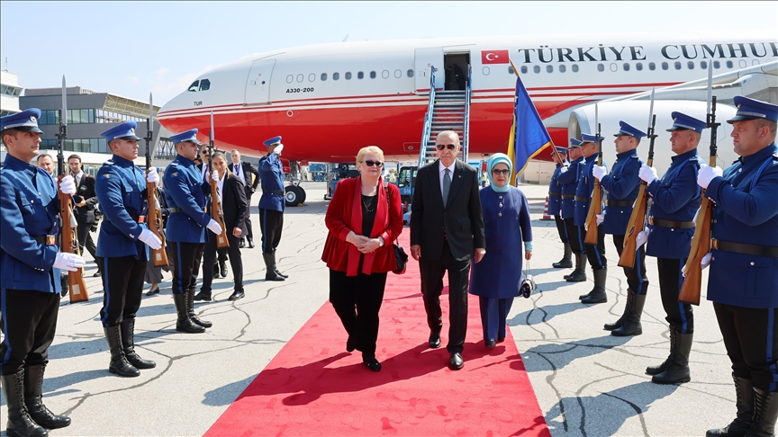 Президент Турции прибыл в Сараево