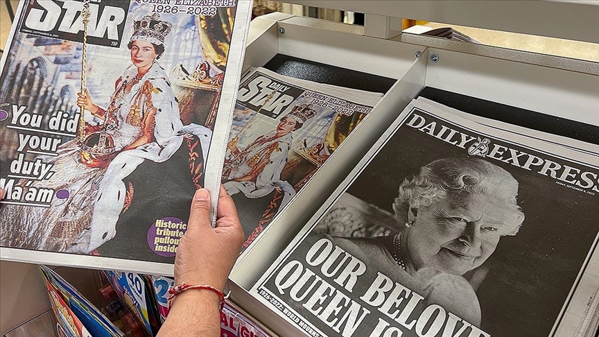 İngiliz basını manşetlerini Kraliçe Elizabeth'e ayırdı
