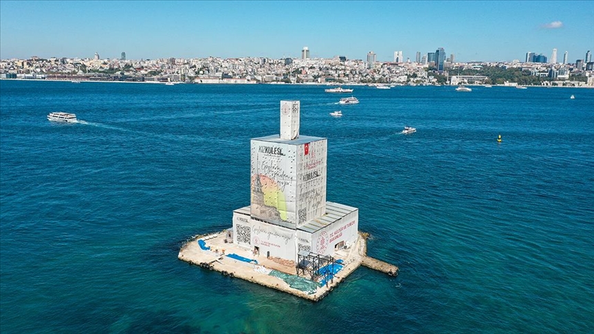 Bakan Ersoy, Kız Kulesi’ndeki restorasyonu yerinde anlattı