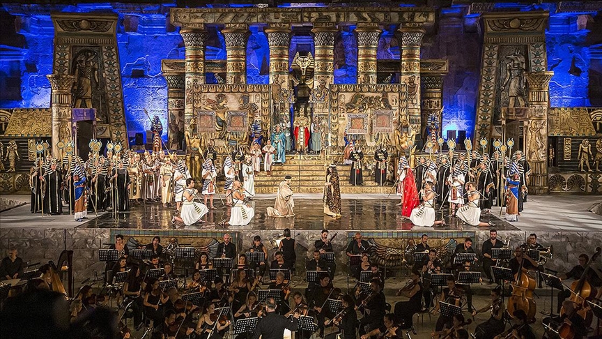 29. Uluslararası Aspendos Opera ve Bale Festivali 'Aida' operasıyla başladı