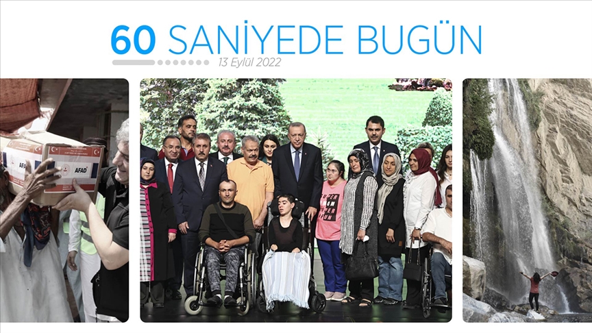 60 saniyede bugün (13 Eylül 2022)