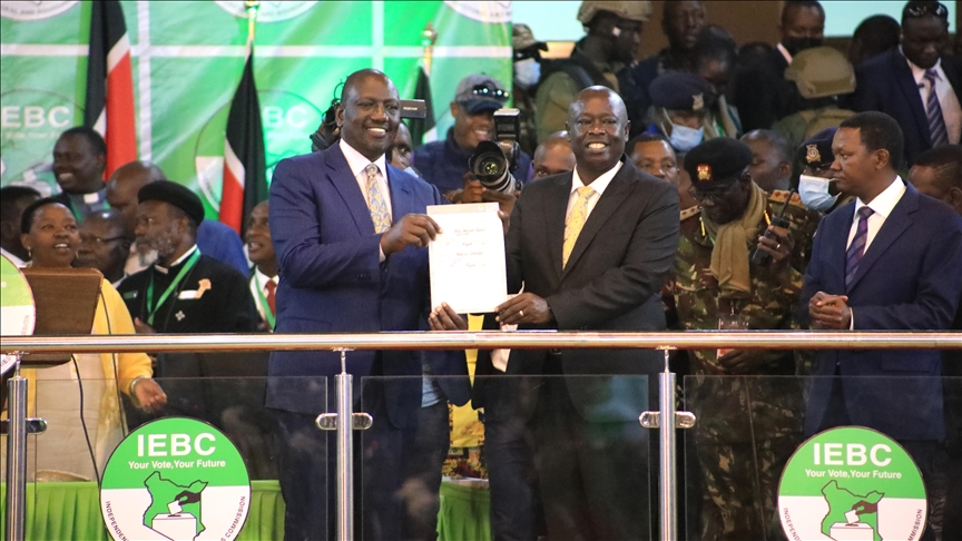 William Samoei Ruto sworn in as Kenya’s new president