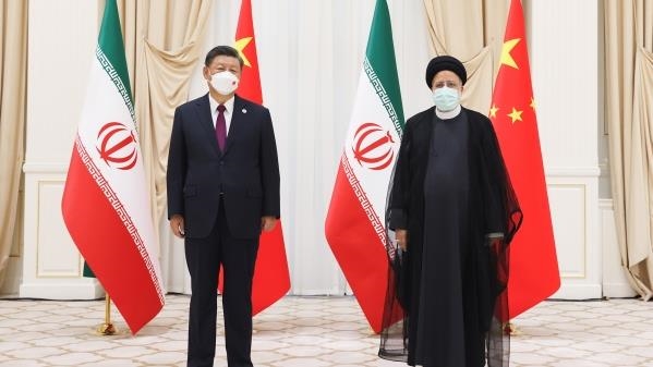 دیدار روسای جمهور چین و ایران در ازبکستان