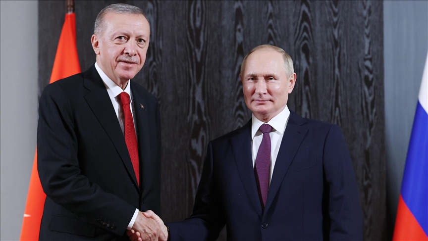Turkish, Russian presidents hold closed-door talks in Uzbekistan