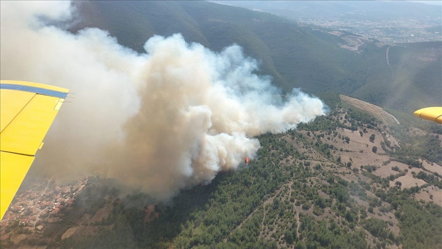  Balıkesir'de çıkan orman yangını kontrol altına alındı