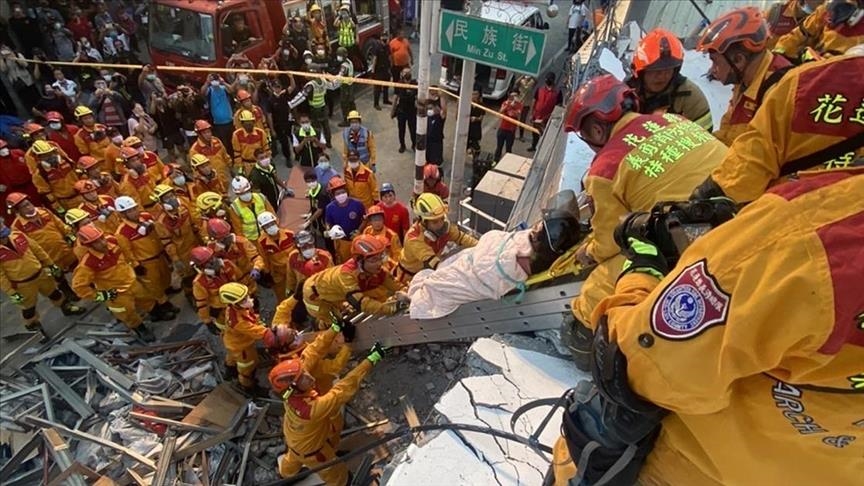 مصرع شخص وإصابة آخرين جراء زلزال تايوان