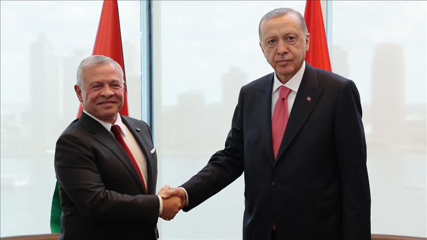 Президент Эрдоган встретился с королем Иордании Абдуллой II