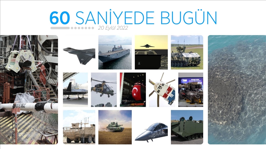 60 saniyede bugün (20 Eylül 2022)